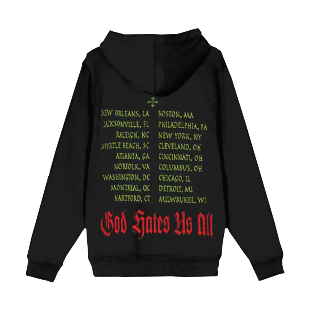 God Hates Us All Tour Hoodie - Image 3